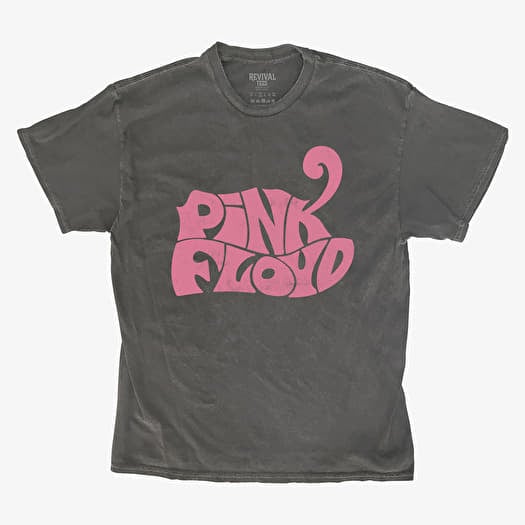 Merch Revival Tee - Pink Floyd Retro Logo Unisex T-Shirt Black
