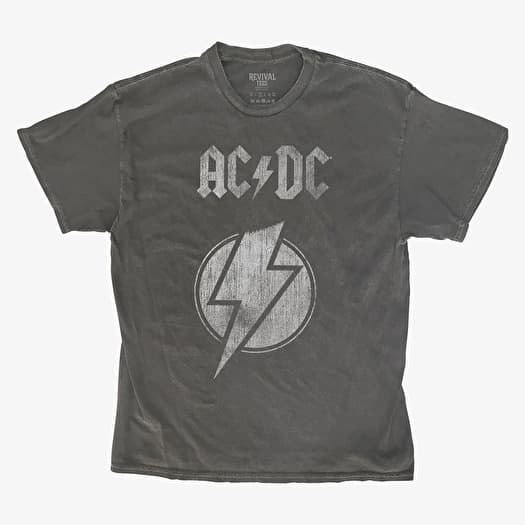 Merch Revival Tee - AC/DC Lightning Bolt Unisex T-Shirt Black