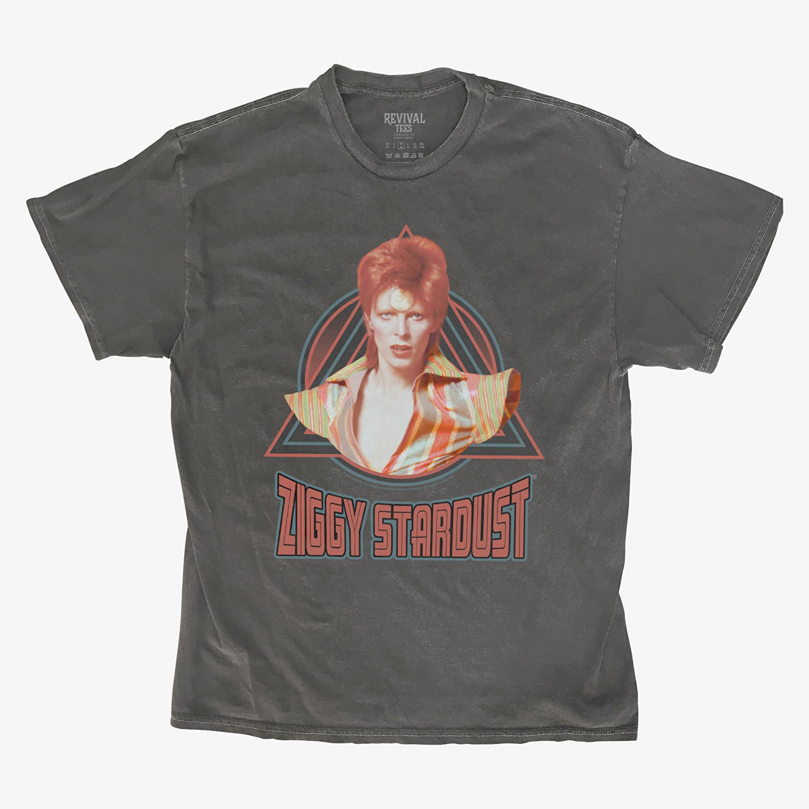 Футболки Merch Revival Tee - David Bowie As Ziggy Stardust Unisex T-Shirt Black