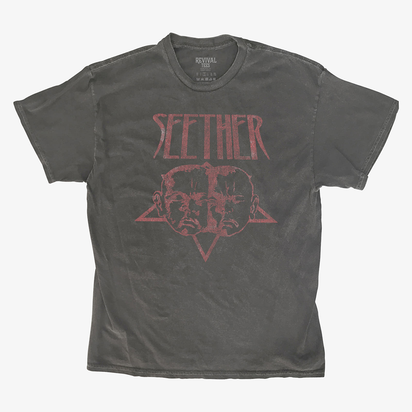 Футболки Merch Revival Tee - Seether Crimson Pentacle Unisex T-Shirt Black
