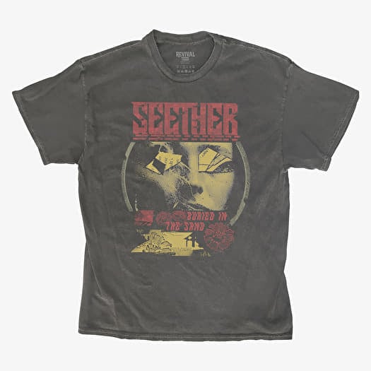 Merch Revival Tee - Seether Buried In The Sand Unisex T-Shirt Black