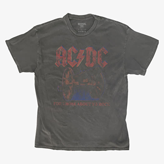 T-shirt Merch Revival Tee - AC/DC Canon For Those About To Rock Unisex T-Shirt Black