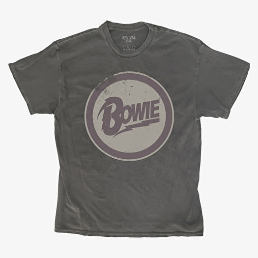 Merch Revival Tee - David Bowie Diamond Dogs Black Badge Unisex T-Shirt Black