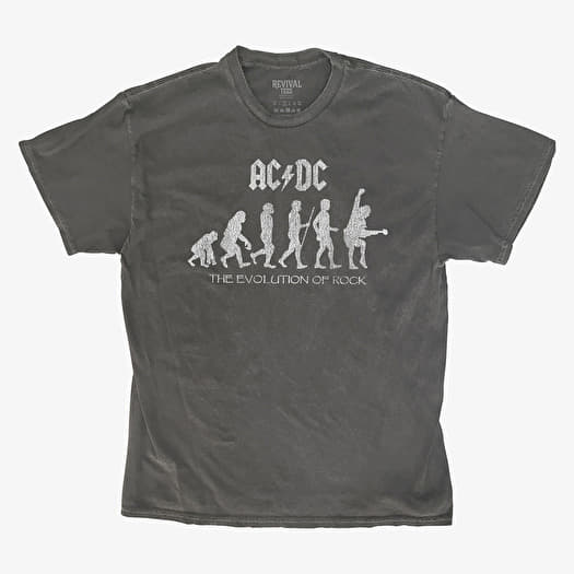 Merch Revival Tee - AC/DC Evolution Of Rock Unisex T-Shirt Black