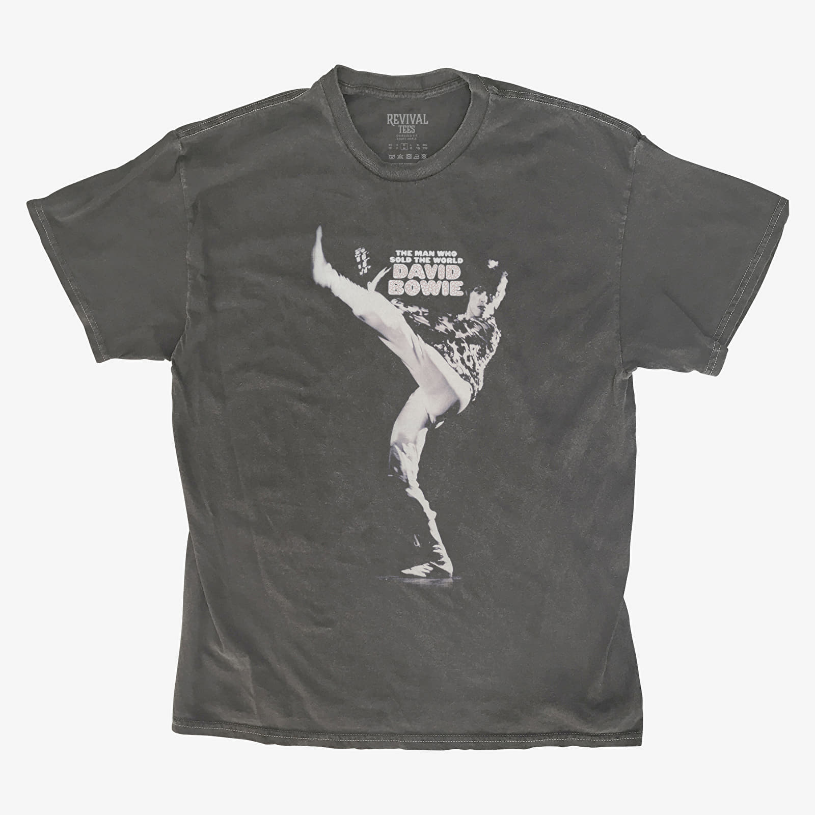 Tričká Merch Revival Tee - David Bowie The Man Who Sold The World Unisex T-Shirt Black