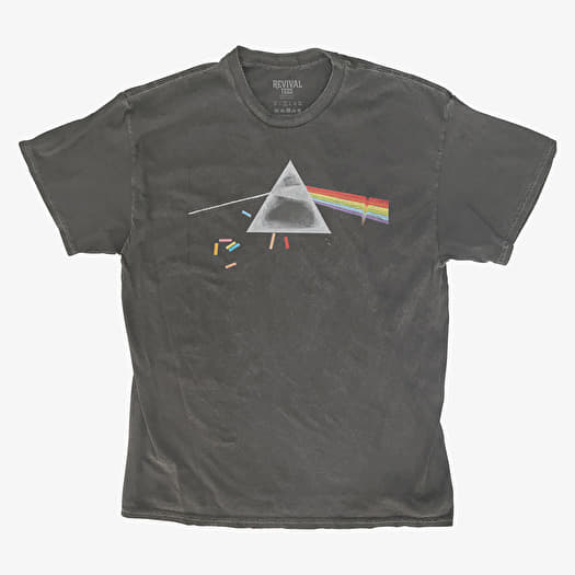 Merch Revival Tee - Pink Floyd Chalk Prism Unisex T-Shirt Black