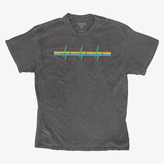Merch Revival Tee - Pink Floyd Dark Side Of The Moon Heartbeat Unisex T-Shirt Black