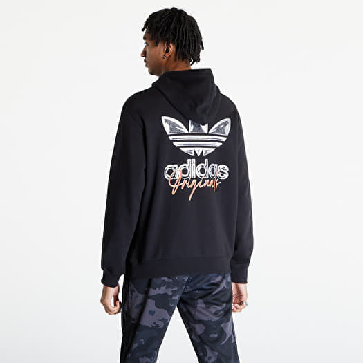 Adidas trefoil hoodie grey and black 2025