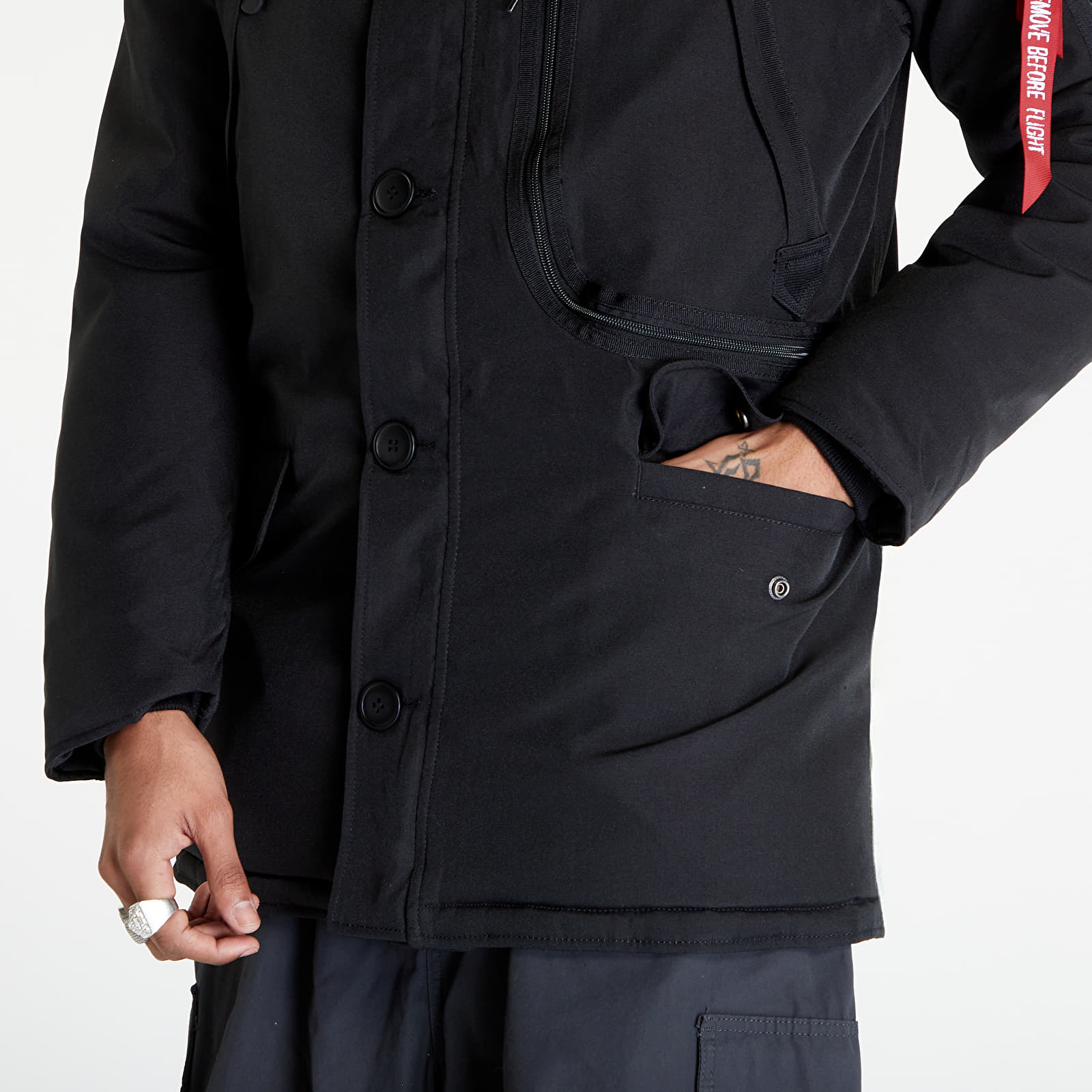 Giacche Alpha Industries Polar Jacket Black