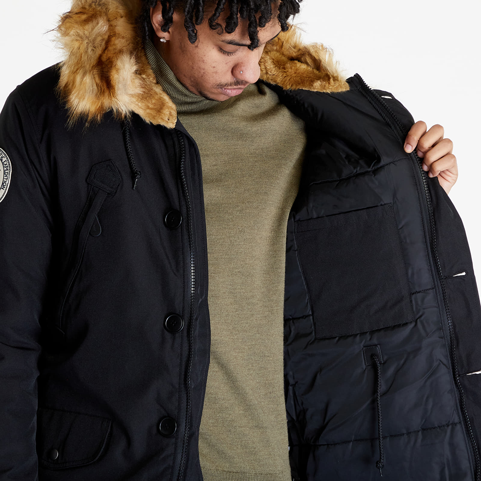 Giacche Alpha Industries Polar Jacket Black
