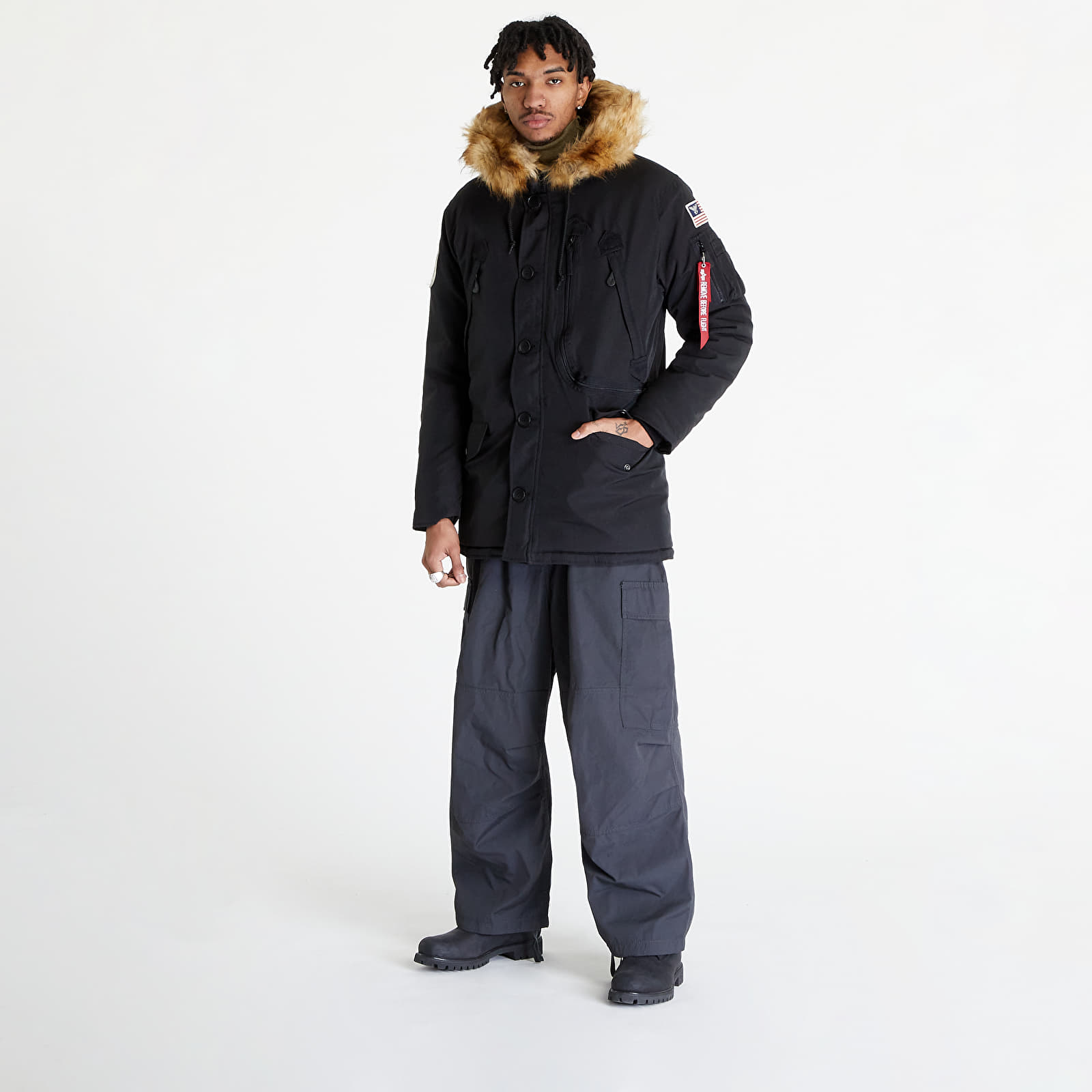Giacche Alpha Industries Polar Jacket Black