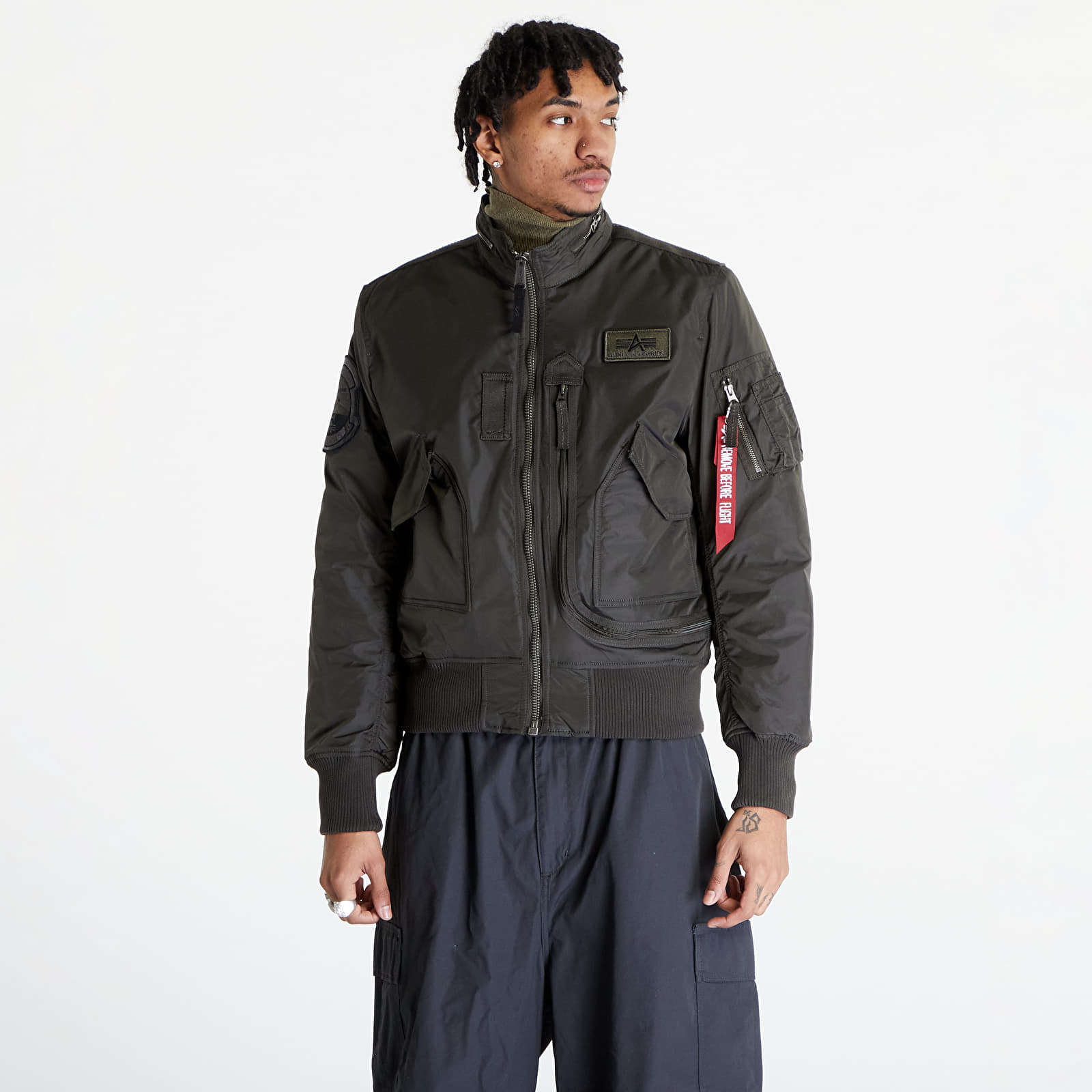 Jackets Alpha Industries Engine Dark Olive