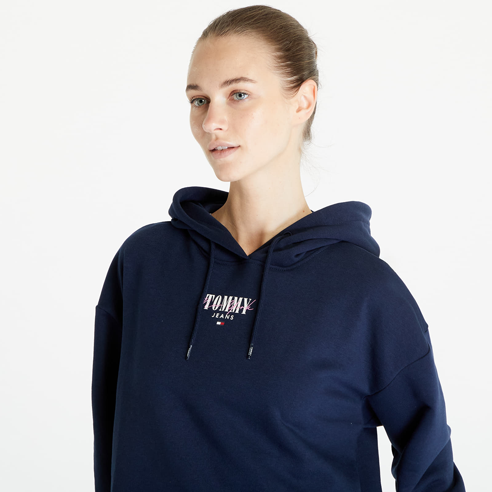Tommy jeans deals logo hoodie women's