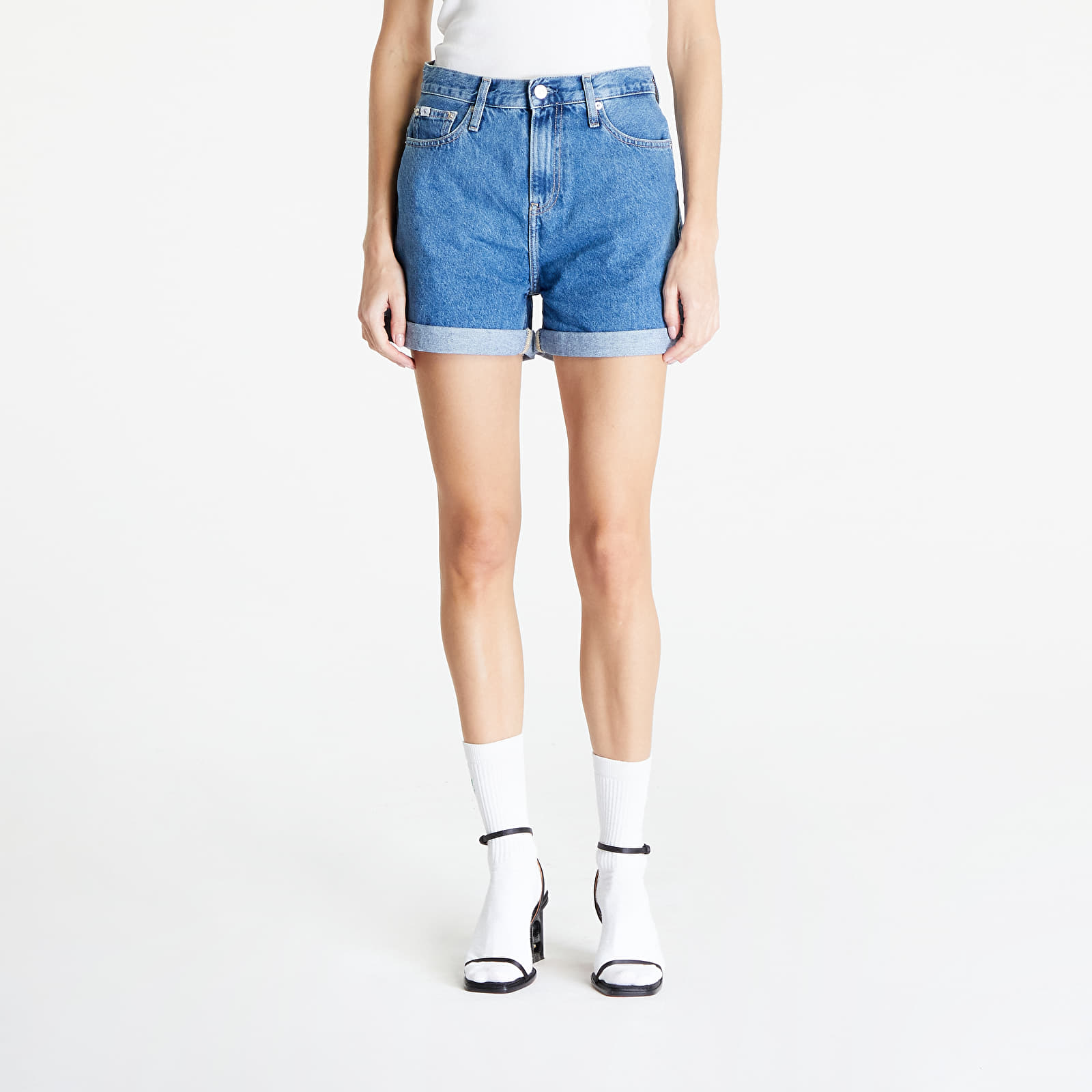 Shorts Calvin Klein Jeans Mom Short Denim Medium