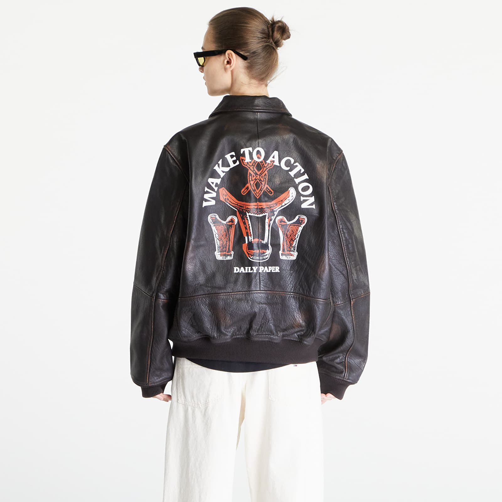 Kurtki Daily Paper Rovin Jacket Dark Brown