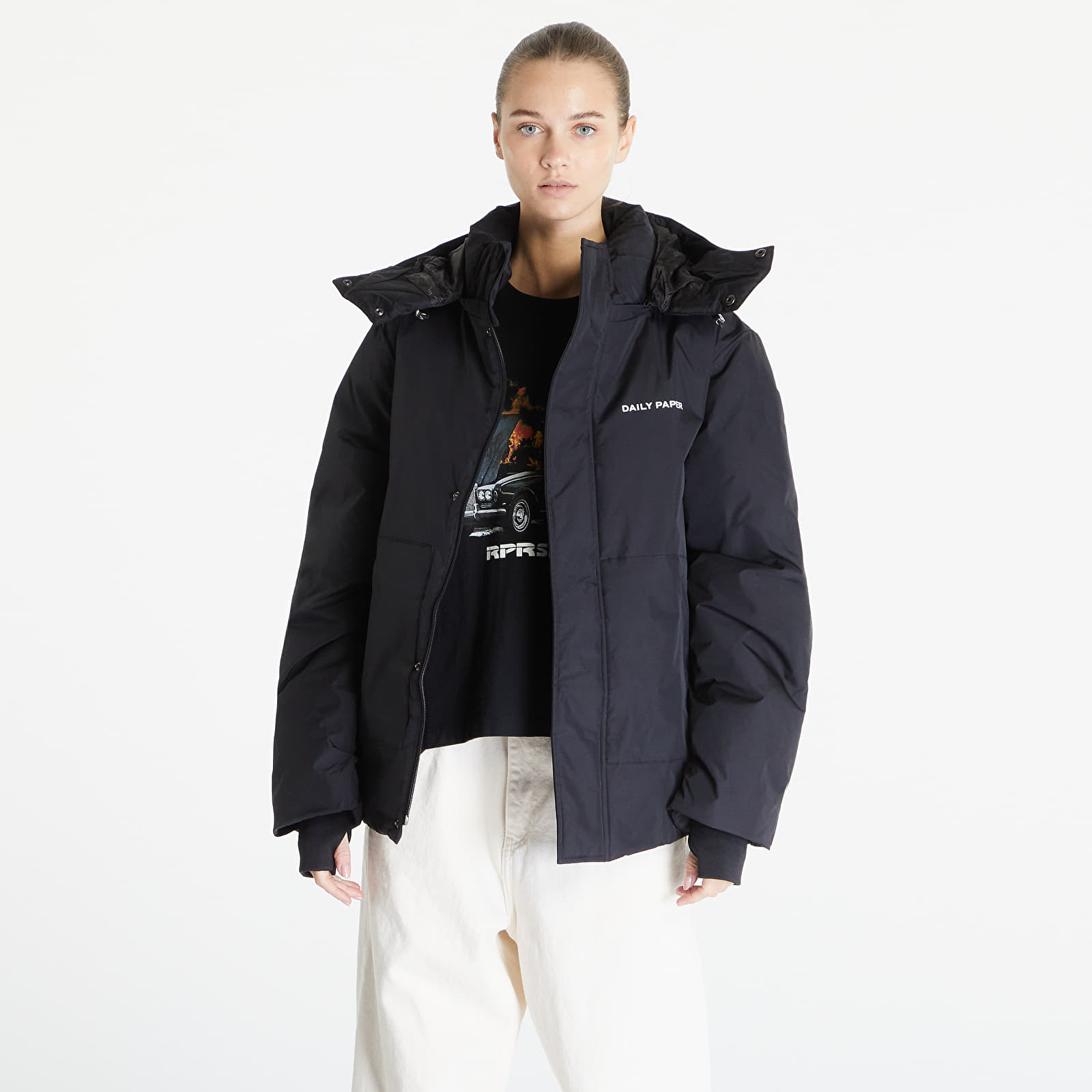 Jakas Daily Paper Ruraz Puffer Jacket Black