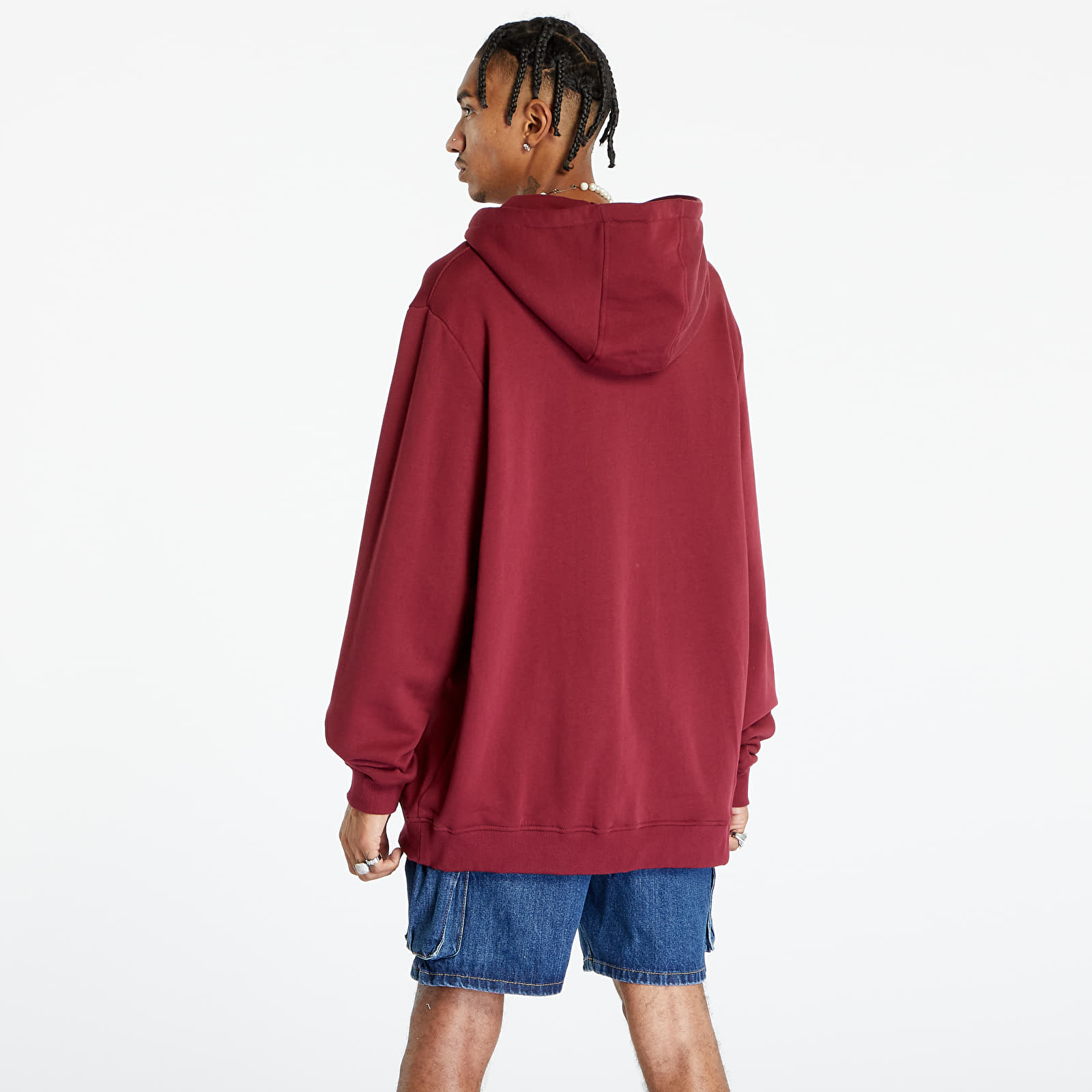 Sweatshirts Urban Classics Organic Basic Hoody Burgundy