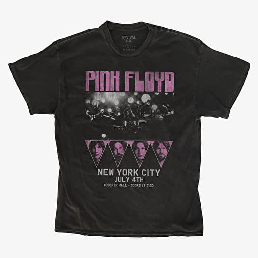 T-shirt Merch Revival Tee - Pink Floyd July 4th New York City Tour Unisex T-Shirt Black