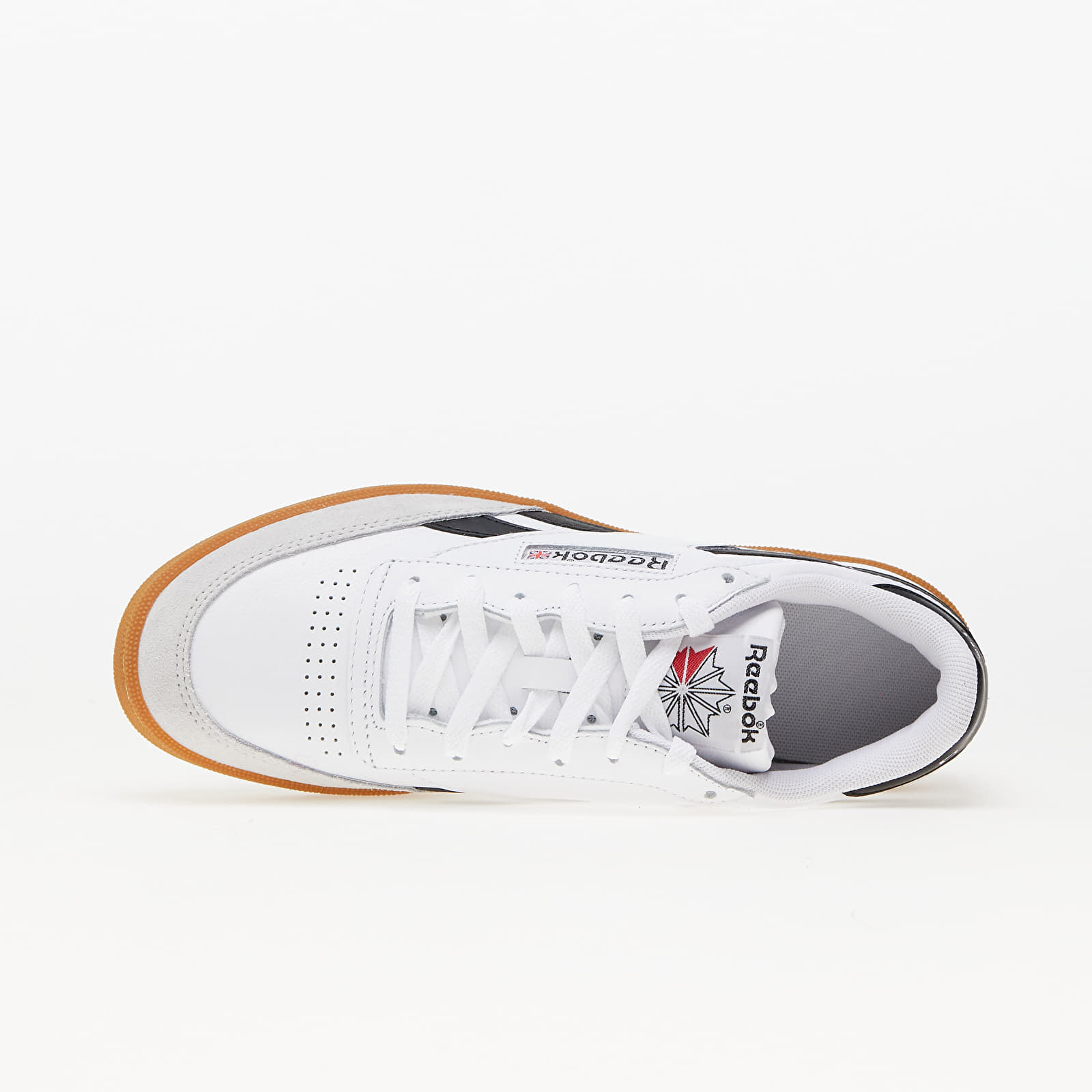 Men s shoes Reebok Club C Revenge Vintage White Black Gum Queens