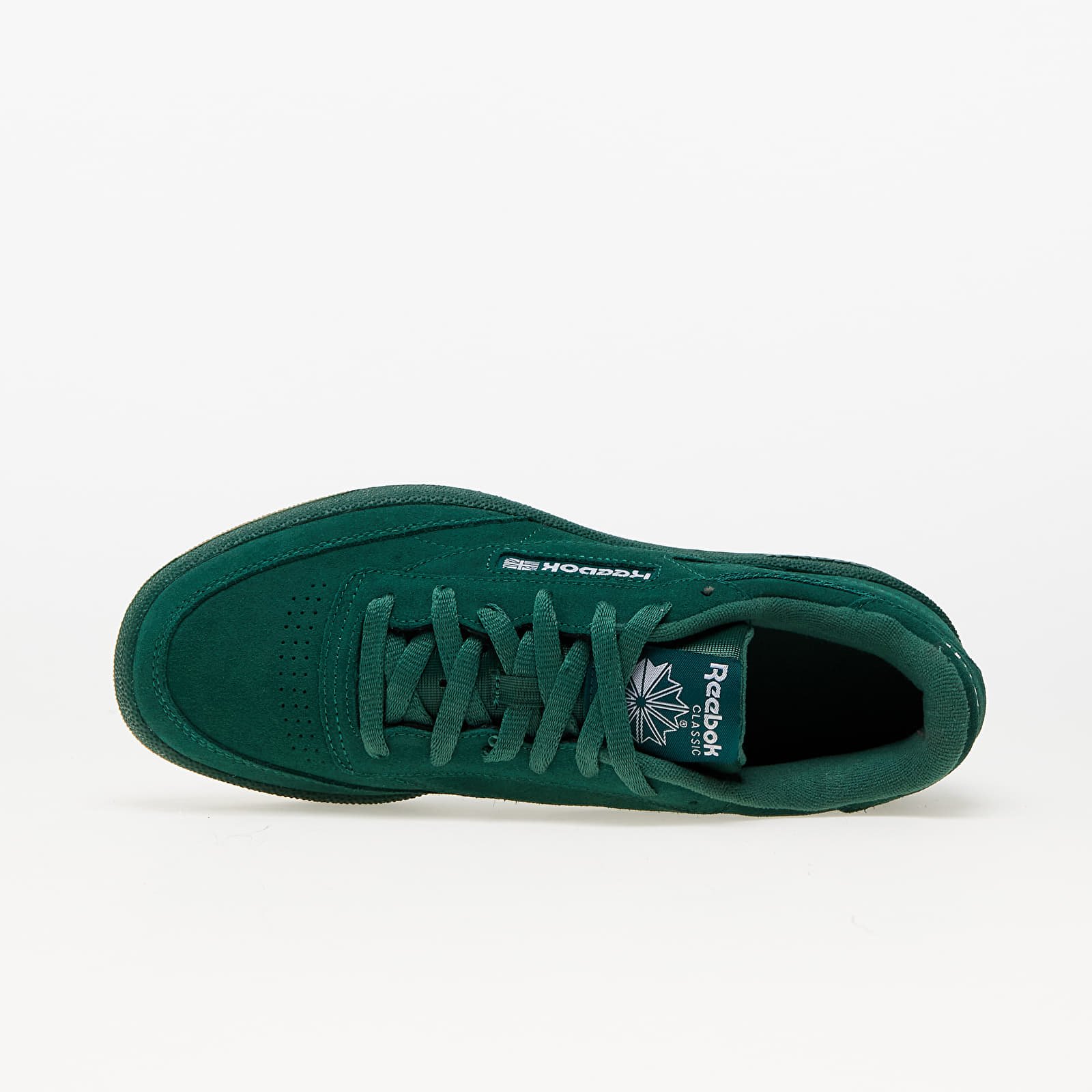 Men's sneakers and shoes Reebok Club C 85 Dark Green/ Ftwwht/ Rbkle3