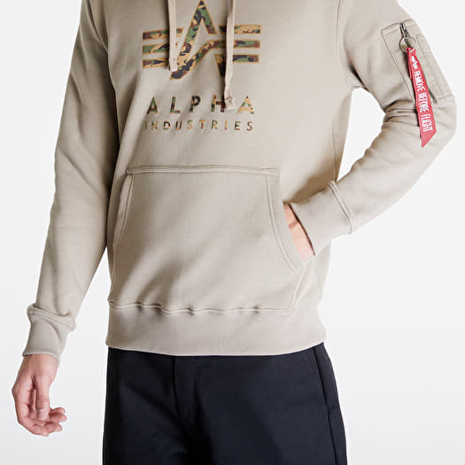 Alpha industries top hoodie beige