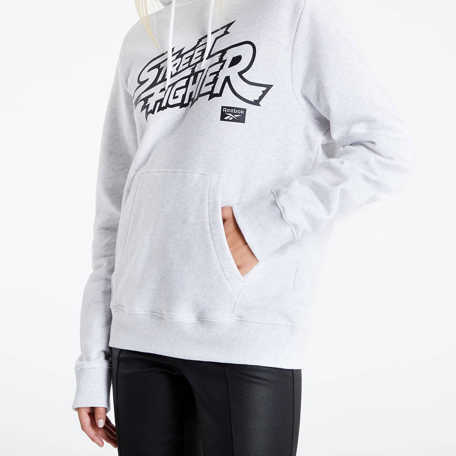 Sweatshirts and Sweaters Reebok Sf Graphic Hoodie UNISEX White Melange