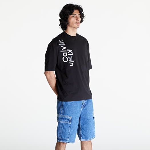 Majica Calvin Klein Jeans Blocking Graphic Short Sleeve Tee Black