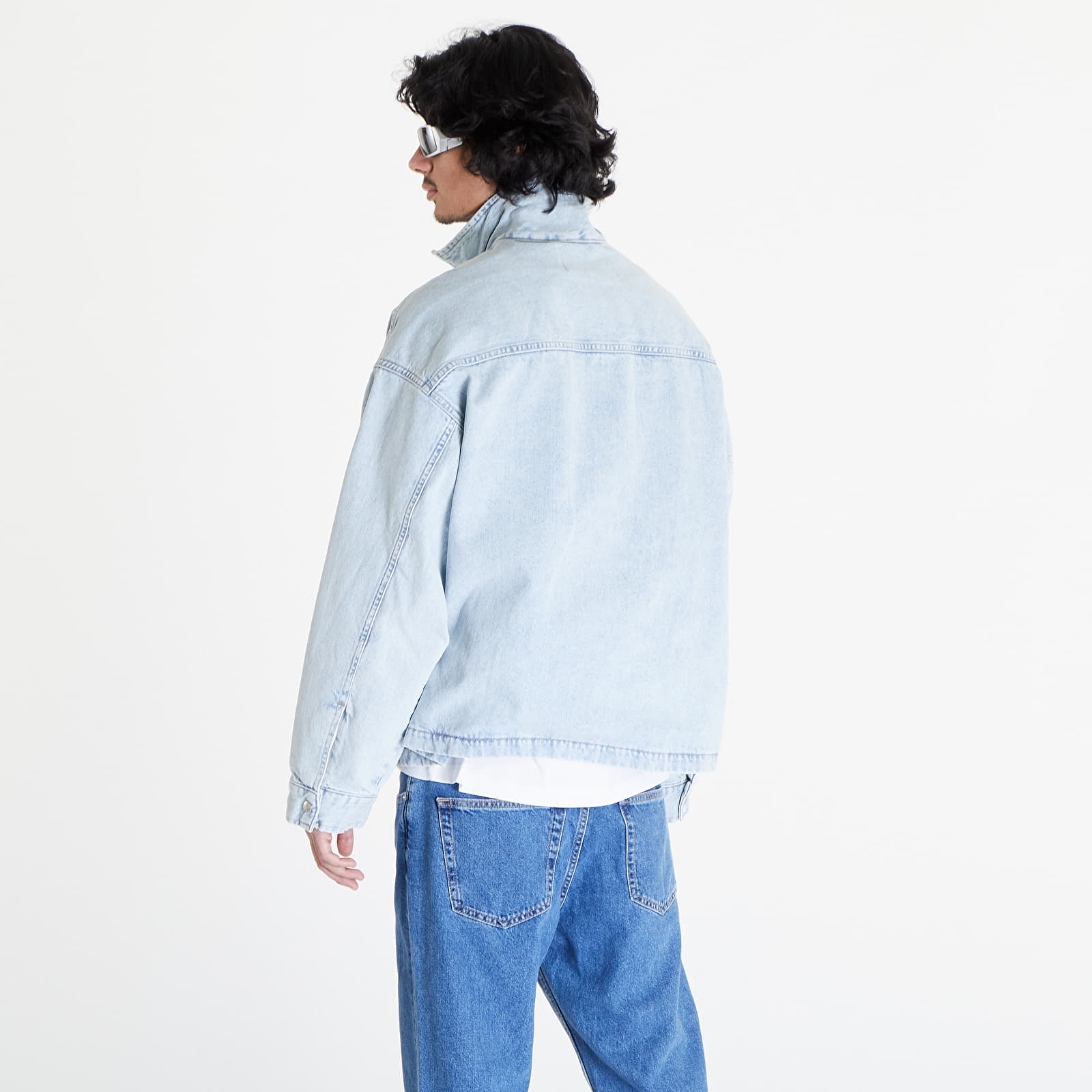 Men's jackets Calvin Klein Jeans Denim Pop Over Jacket Denim Light