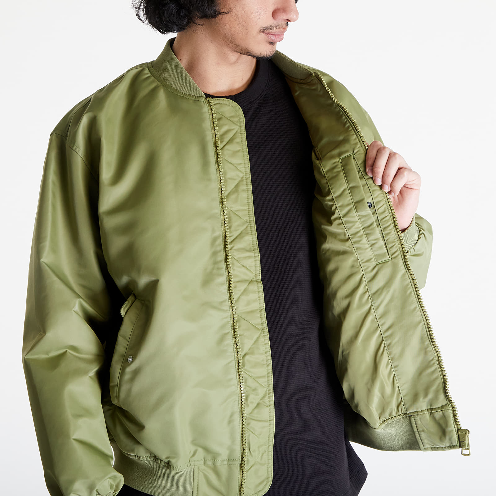 Bomberjoped Calvin Klein Jeans Bomber Jacket Dark Juniper