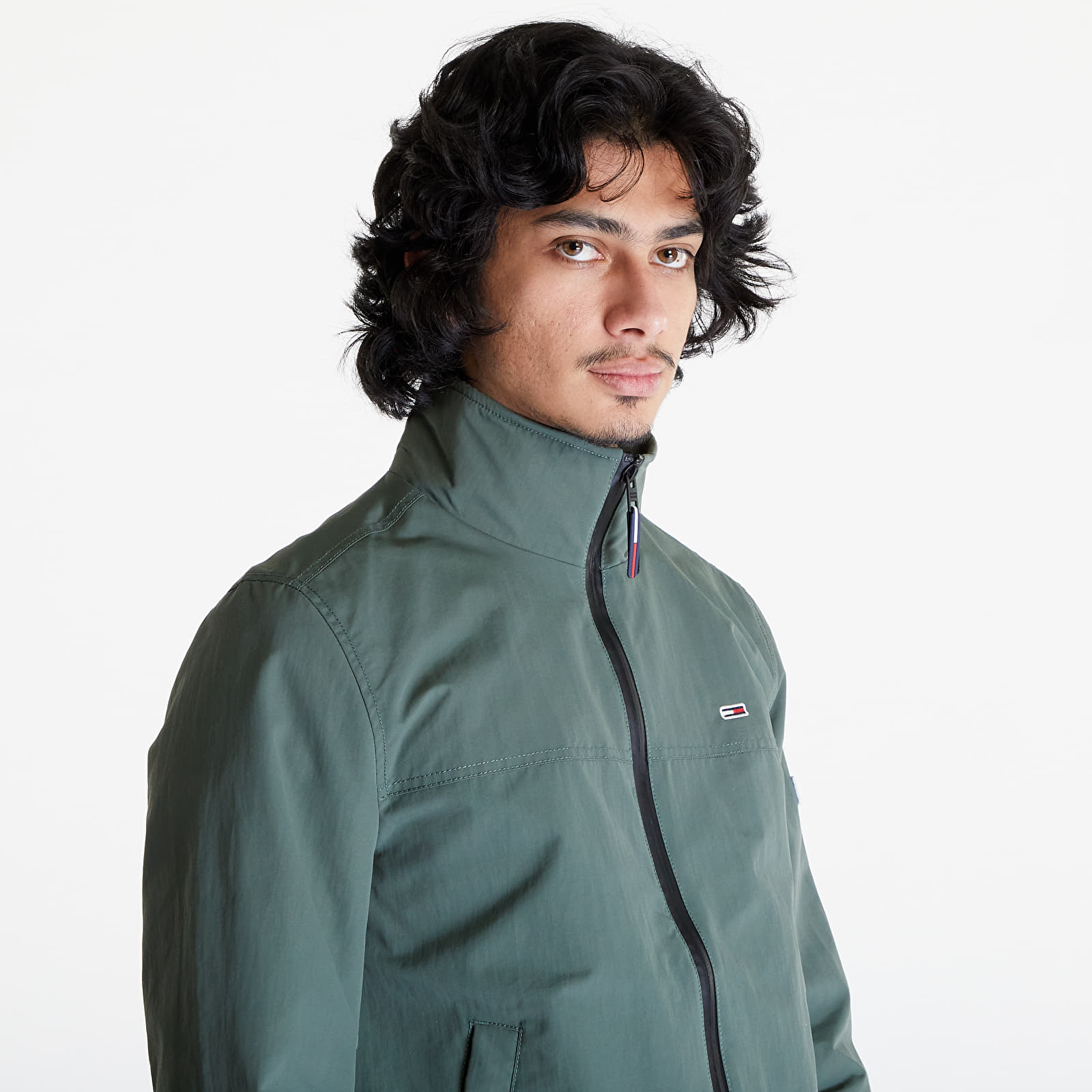 Větrovky Tommy Jeans Essential Casual Bomber Jacket Avalon Green