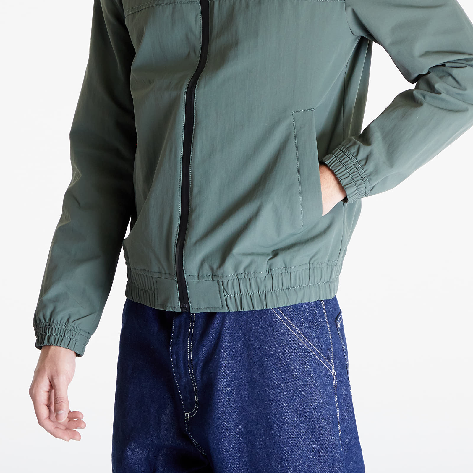 Větrovky Tommy Jeans Essential Casual Bomber Jacket Avalon Green