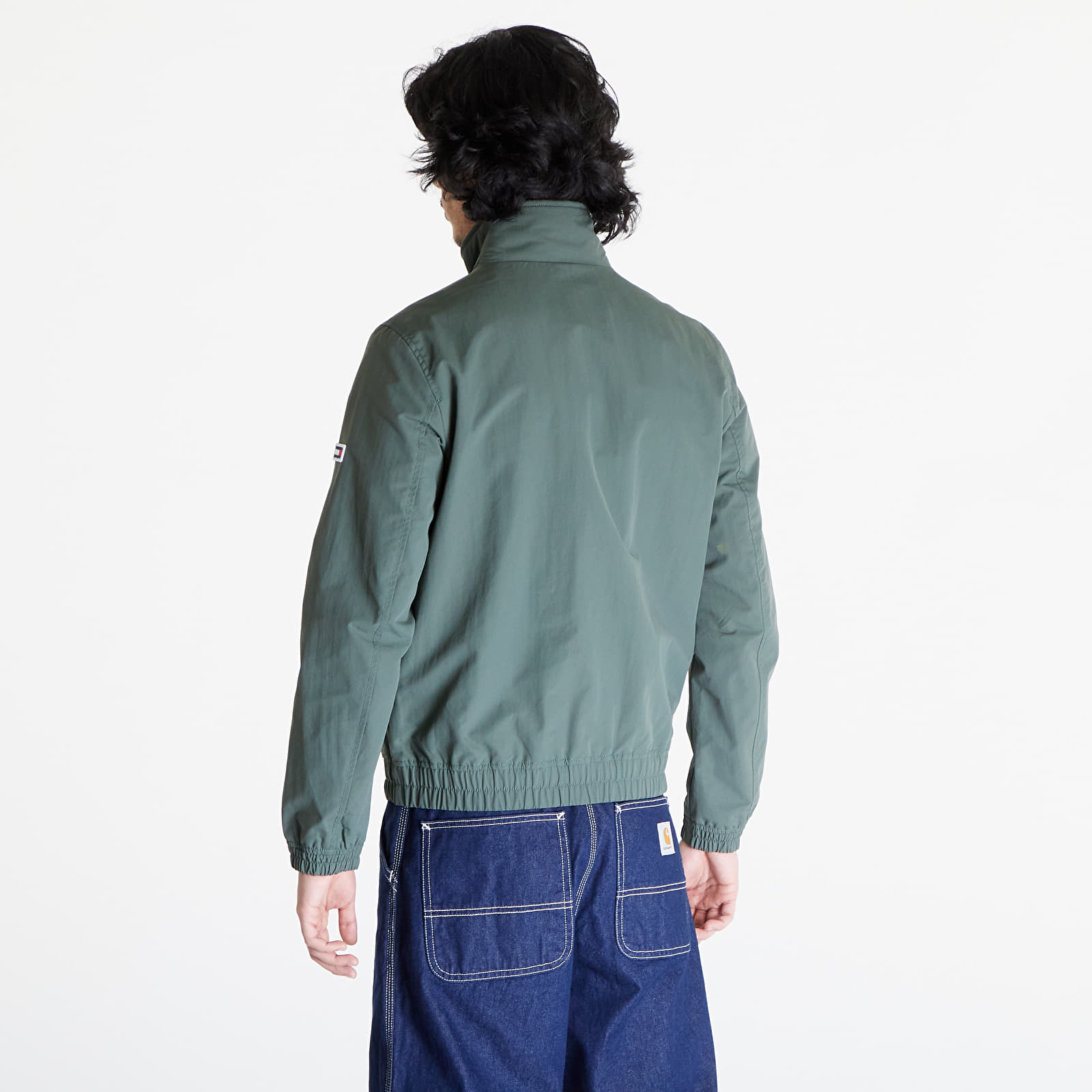 Větrovky Tommy Jeans Essential Casual Bomber Jacket Avalon Green