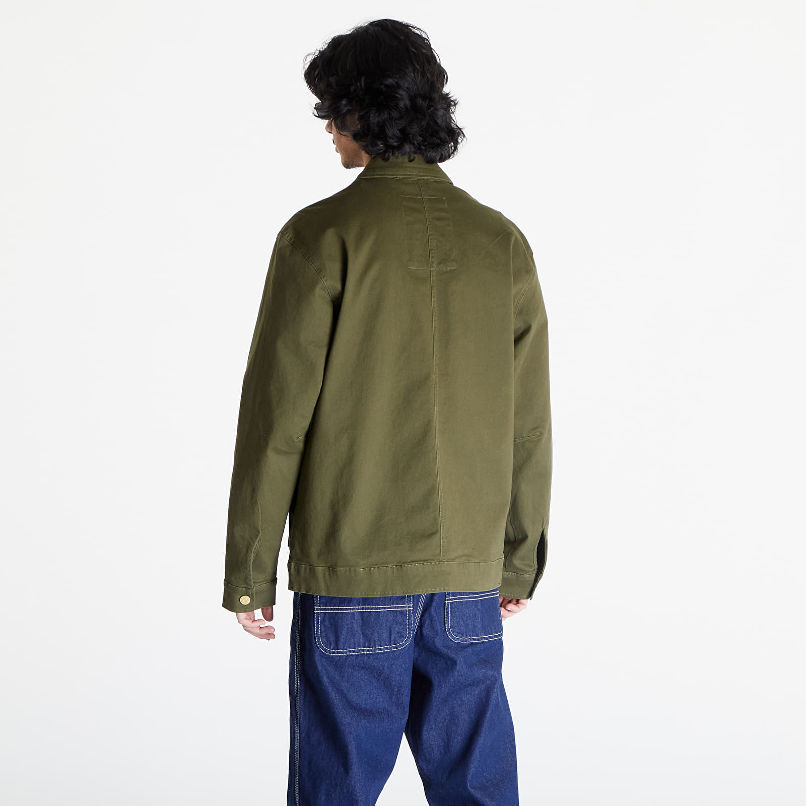 Jackets Tommy Jeans Regular Cotton Jacket Drab Olive Green