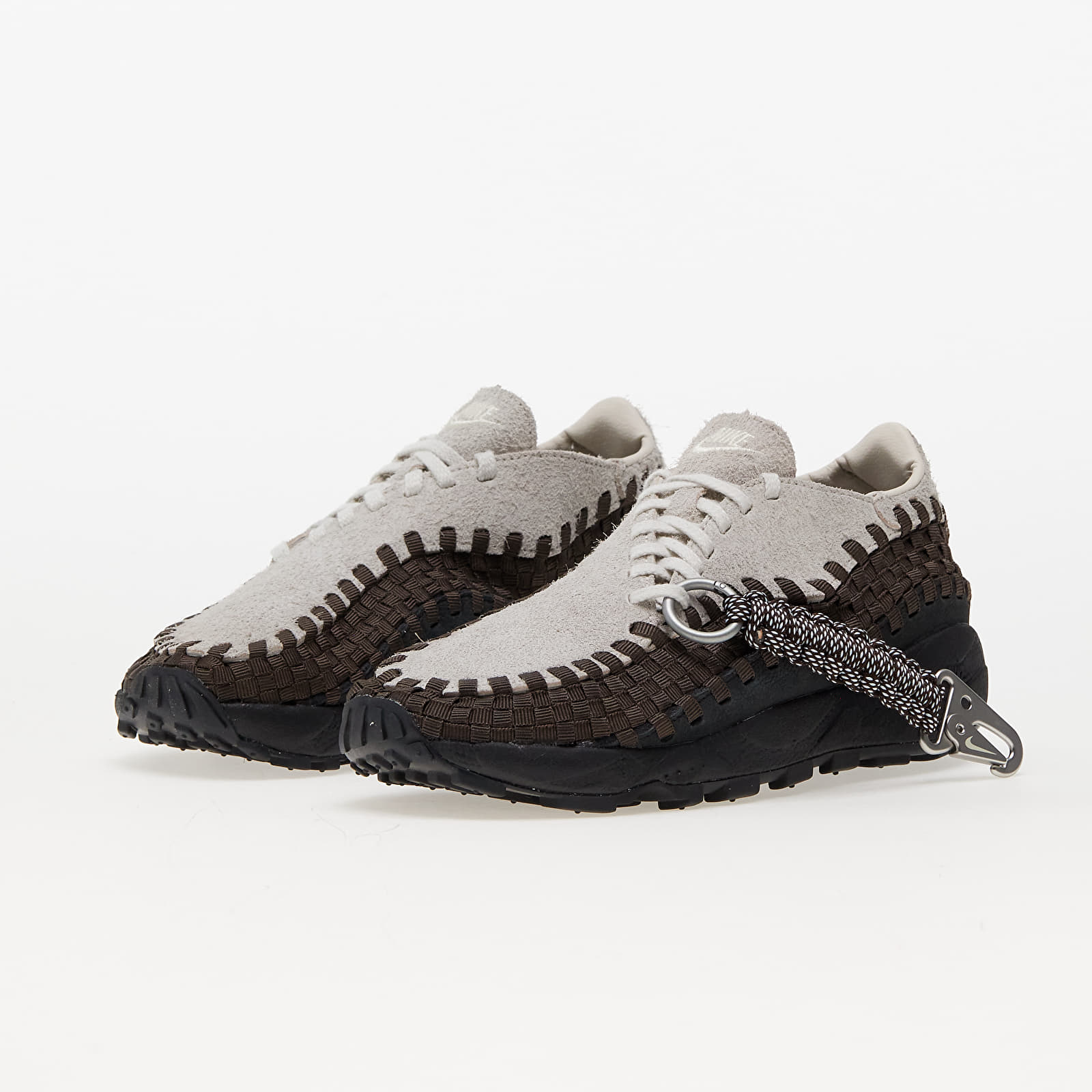 Sneakers og sko til kvinder Nike W Air Footscape Woven Light Orewood Brown/ Coconut Milk