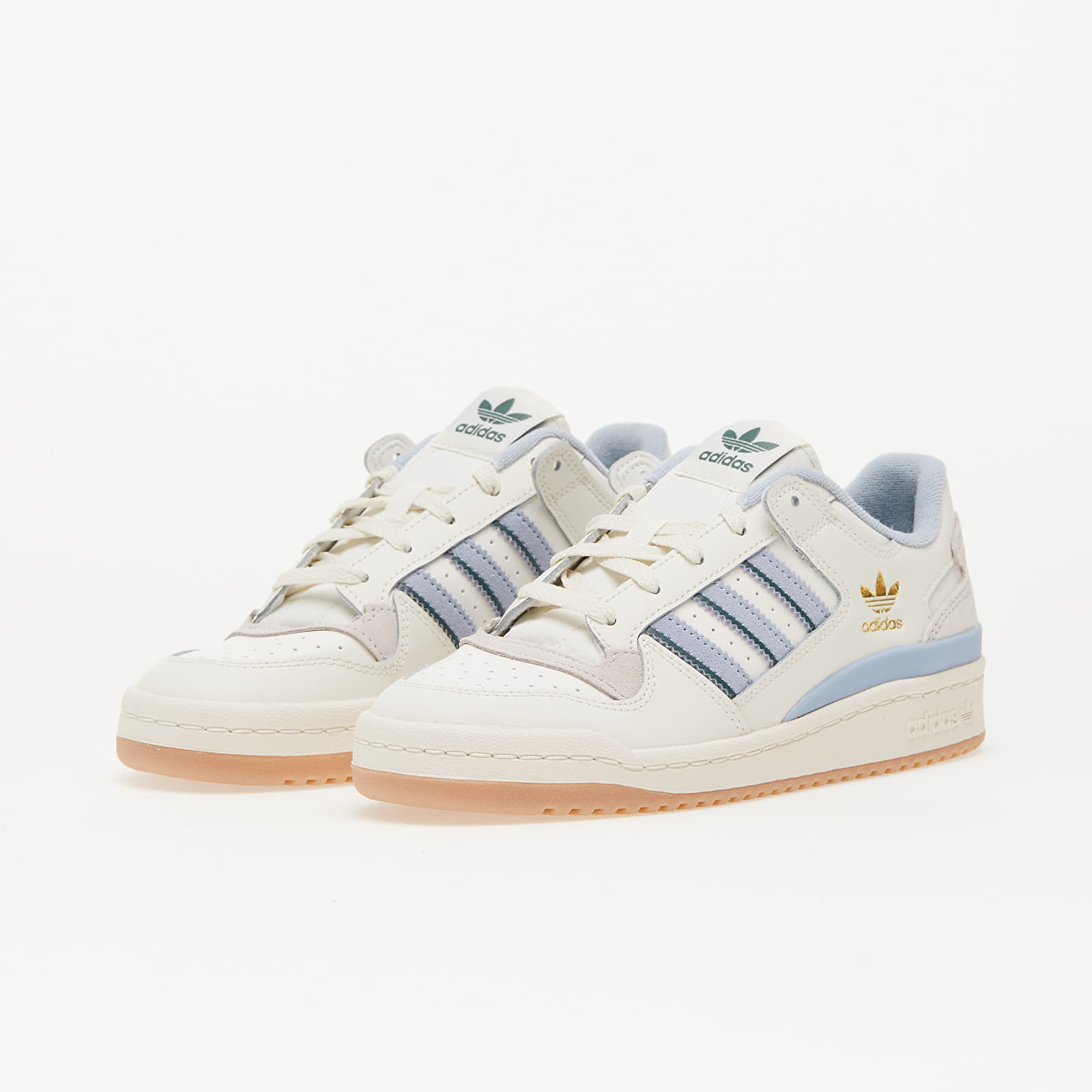 Women's sneakers and shoes adidas Forum Low Cl W Cloud White/ Wonder Blue/ Crew White