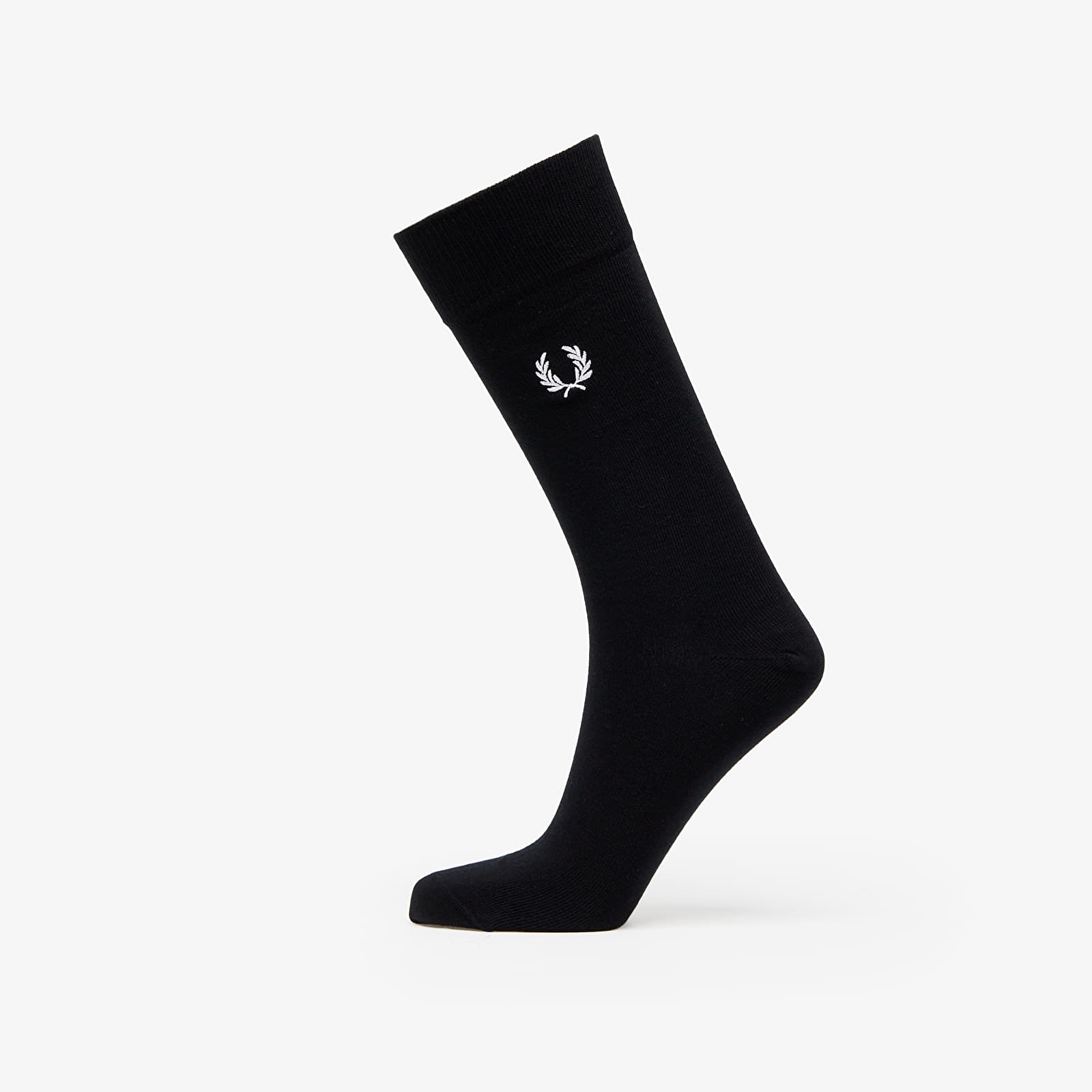 Sokid FRED PERRY Classic Laurel Wreath Sock Black/ Snow White