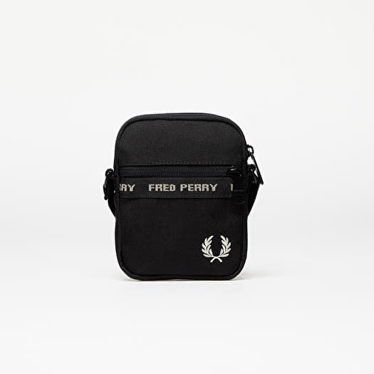 Bandoleras FRED PERRY Fp Taped Side Bag Black Warm Grey Queens