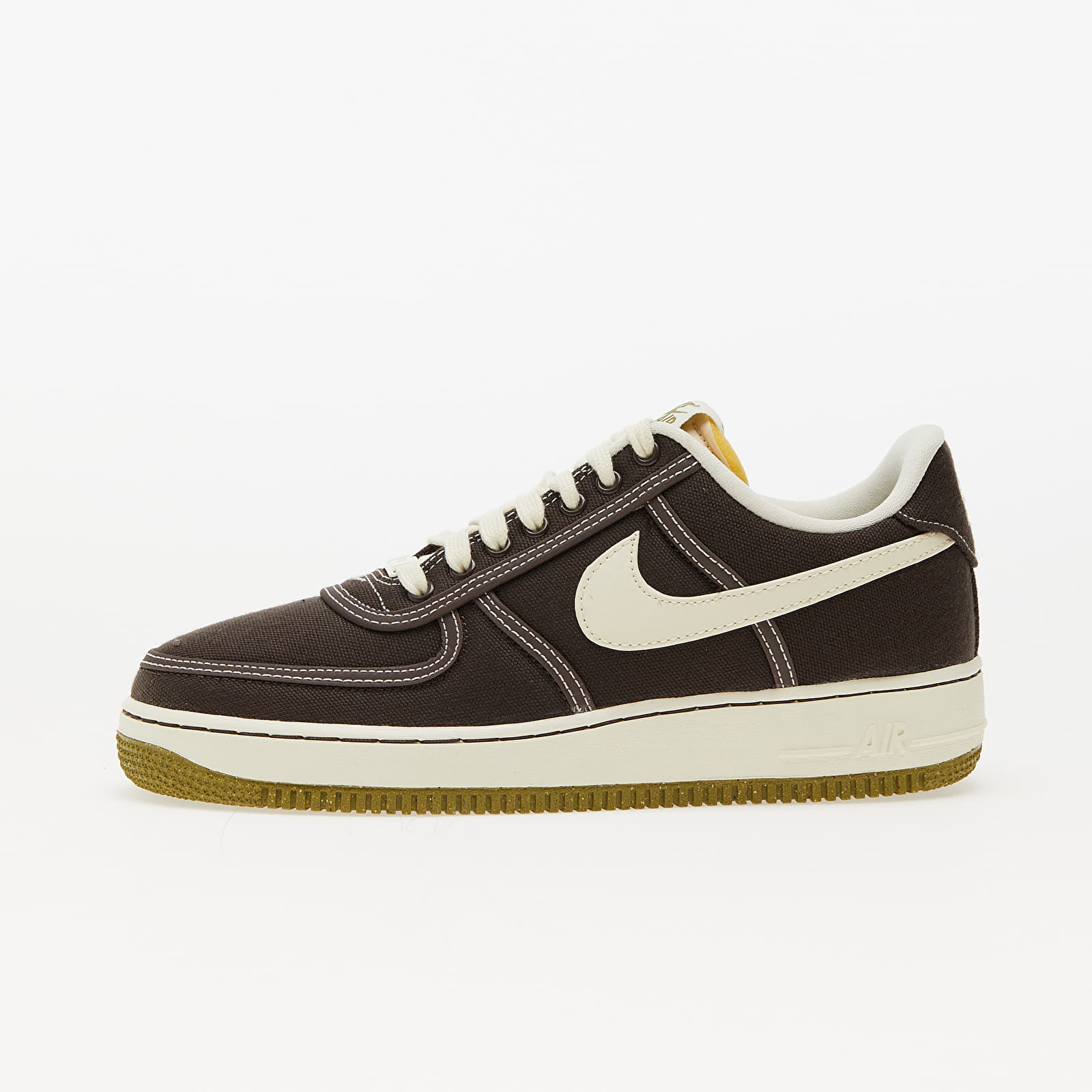 Baskets et chaussures pour hommes Nike Air Force 1 '07 Premium Baroque Brown/ Coconut Milk-Pacific Moss