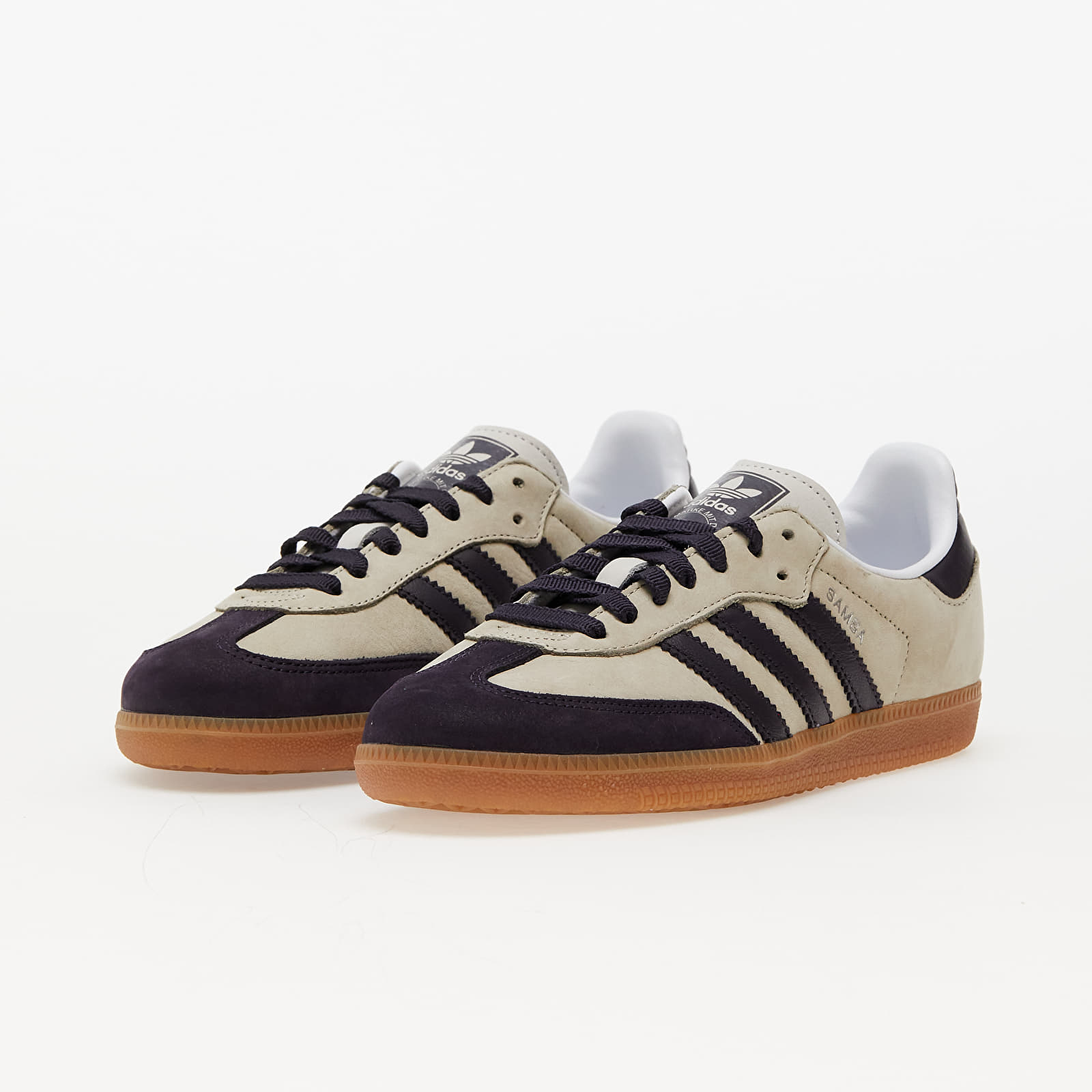 Женская обувь adidas Samba Og W Putty Grey/ Aura Black/ Silver Metallic