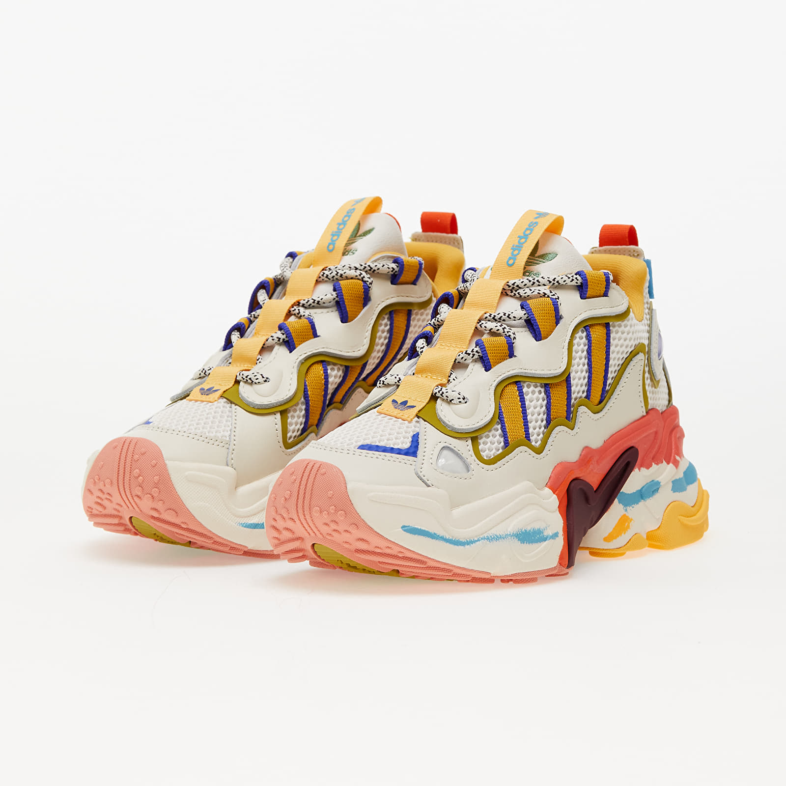 Women s sneakers and shoes adidas Ozthemis W Chalk White Pulse Olive Semi Spark Queens