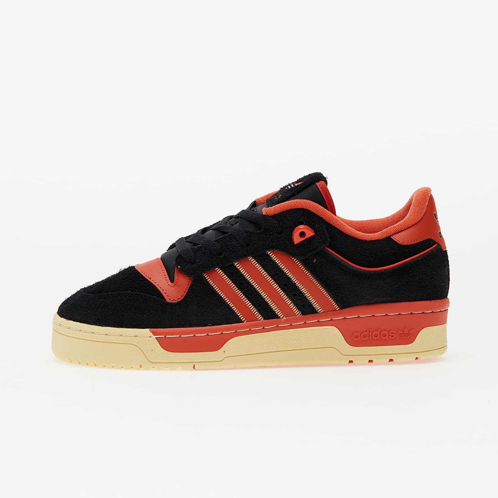 Сникърси adidas Rivalry 86 Low Core Black/ Preloveded Red/ Easy Yellow EUR 41 1/3