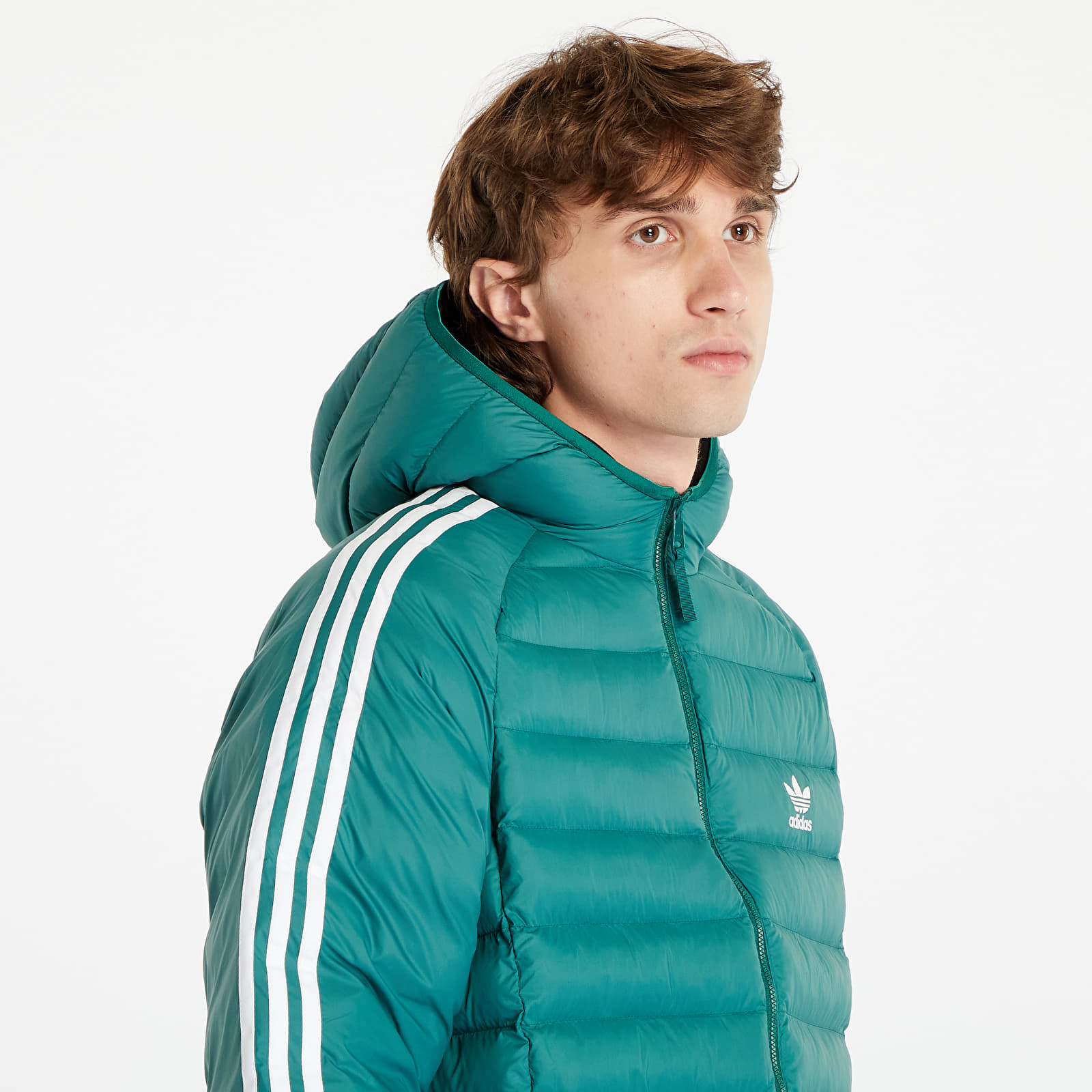 Adidas hooded puffer jacket cheap