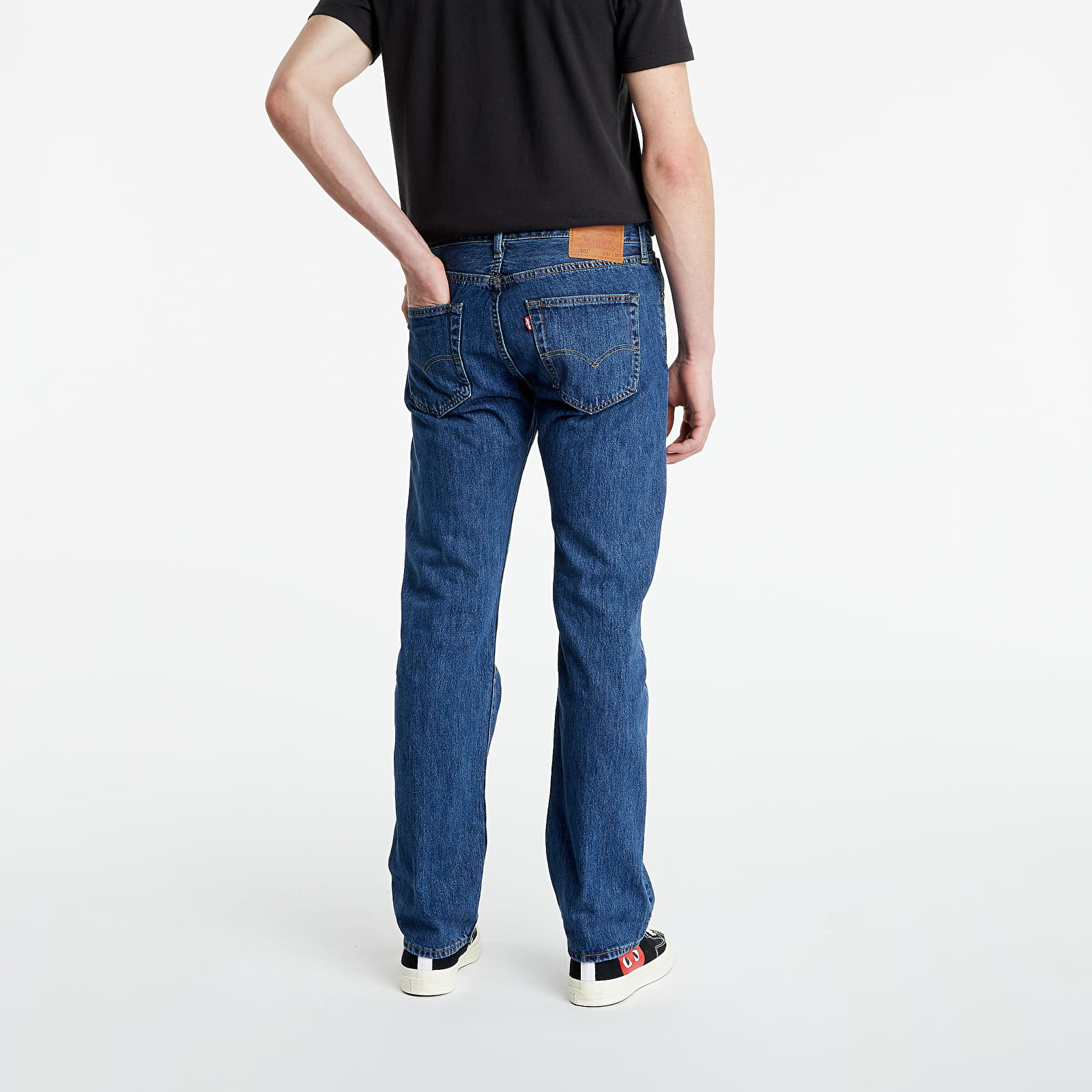 Jeans en broeken Levi's® 501 Original Stonewash Jeans Blue