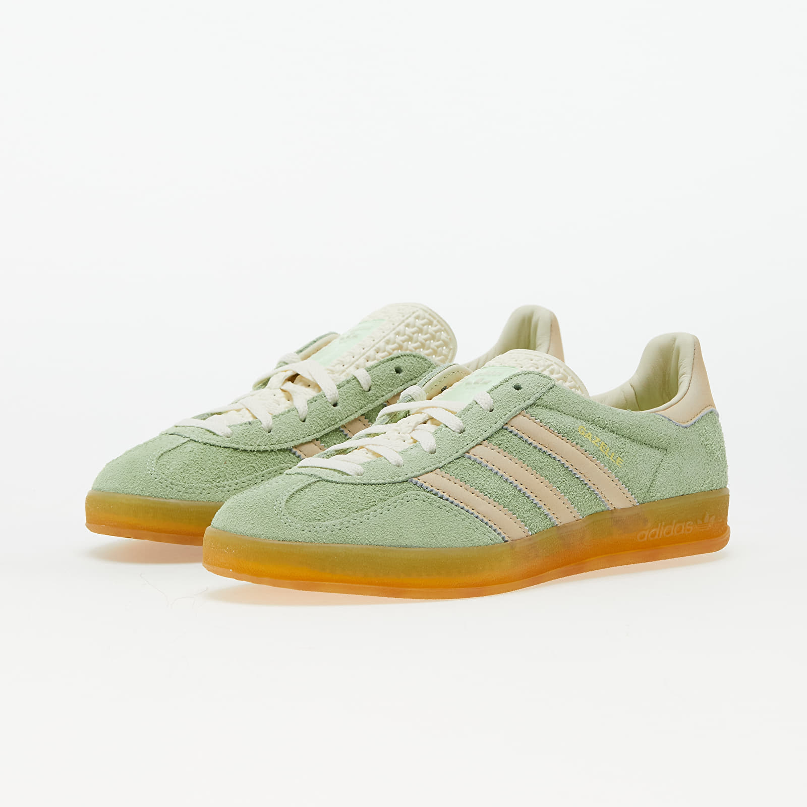Жіноче взуття adidas Gazelle Indoor W Semi Green Spark/ Almost Yellow/ Core White