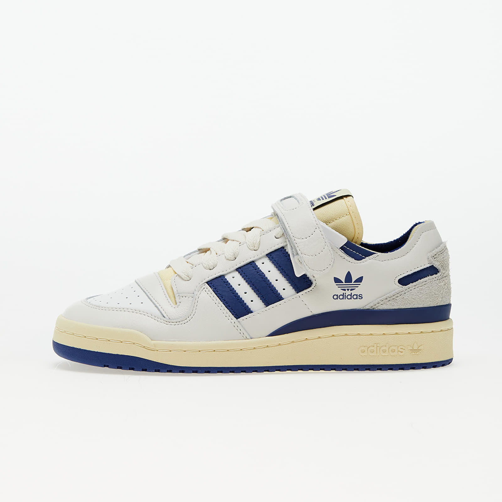 Adidași și pantofi pentru bărbați adidas Forum 84 Low Cloud White/ Victory Blue/ Easy Yellow