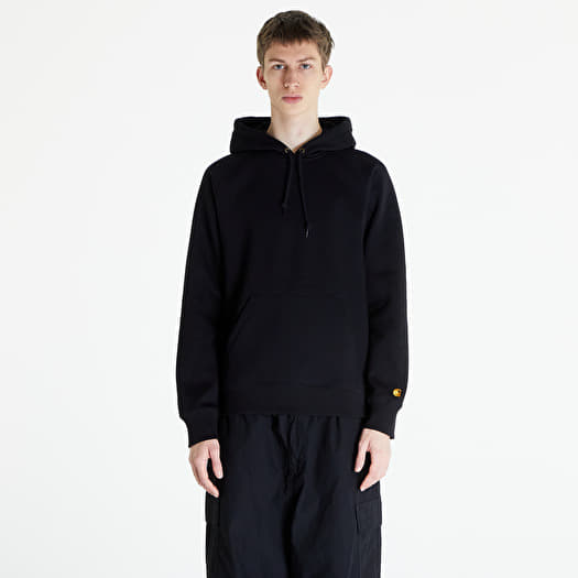 Mikina Carhartt WIP Hooded Chase Sweat UNISEX Black/ Gold
