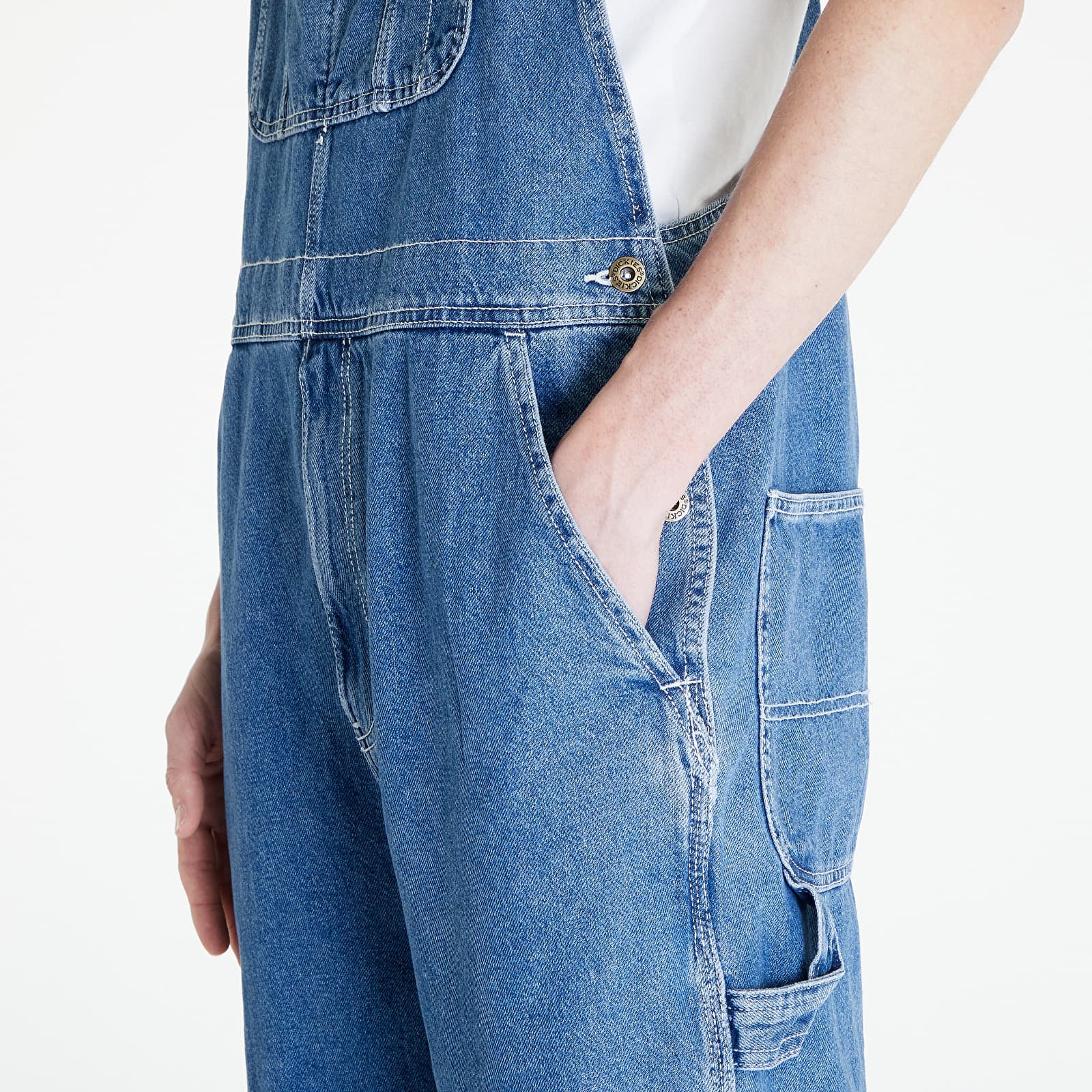 Teksad Dickies Classic Denim Bib Classic Blue