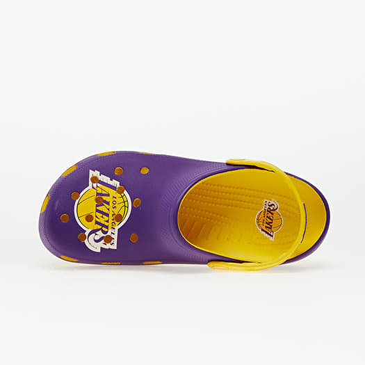 Men s sneakers and shoes Crocs x NBA Los Angeles Lakers Classic Clog Sunflower Queens