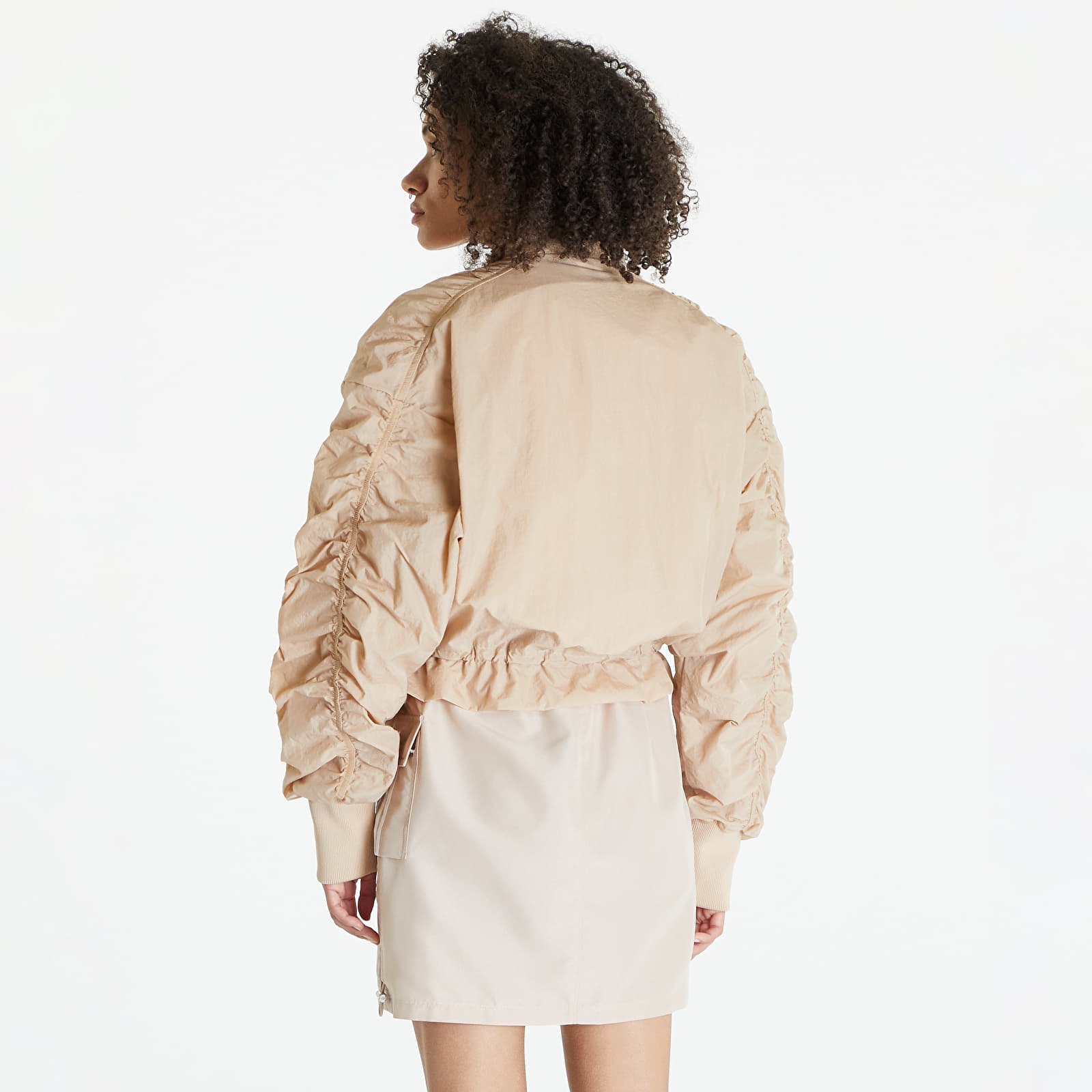 Bombery adidas Originals Lightweight Bomber Jacket Magic Beige