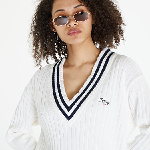 Tommy jeans white sweater top